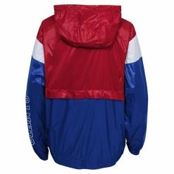 Outerstuff Youth Red/Royal New York Giants Goal Line Stance Full-Zip Hoodie Windbreaker Jacket -Outerstuff shop unnamed file 7770