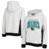 Outerstuff Youth Heathered Gray San Jose Sharks Power Play Raglan Pullover Hoodie -Outerstuff shop unnamed file 7810