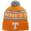 Outerstuff Youth Tennessee Orange Tennessee Volunteers Jacquard Cuffed Knit Hat With Pom -Outerstuff shop unnamed file 7821
