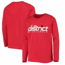 Outerstuff Youth Red Washington Wizards Primary Logo Long Sleeve T-Shirt -Outerstuff shop unnamed file 7832