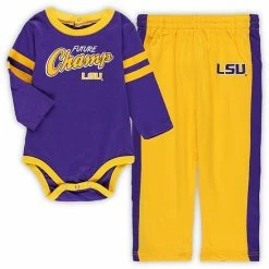 Outerstuff Newborn & Infant Purple/Gold LSU Tigers Little Kicker Long Sleeve Bodysuit & Sweatpants Set 7 Outerstuff Newborn & Infant Purple/Gold LSU Tigers Little Kicker Long Sleeve Bodysuit & Sweatpants Set -Outerstuff shop unnamed file 7840