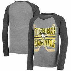 Outerstuff Youth Heathered Gray/Heathered Black Pittsburgh Penguins Square Up Raglan Tri-Blend Long Sleeve T-Shirt 7 Outerstuff Youth Heathered Gray/Heathered Black Pittsburgh Penguins Square Up Raglan Tri-Blend Long Sleeve T-Shirt -Outerstuff shop unnamed file 7850
