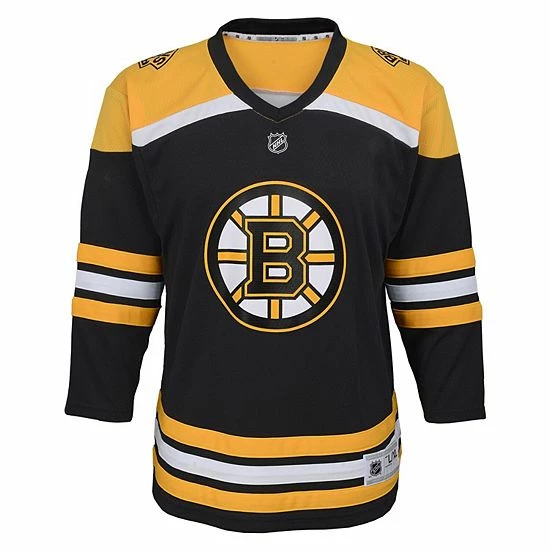 Outerstuff Toddler Patrice Bergeron Black Boston Bruins Replica Player Jersey 5 Outerstuff Toddler Patrice Bergeron Black Boston Bruins Replica Player Jersey - Image 3