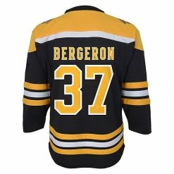 Outerstuff Toddler Patrice Bergeron Black Boston Bruins Replica Player Jersey 9 Outerstuff Toddler Patrice Bergeron Black Boston Bruins Replica Player Jersey -Outerstuff shop unnamed file 7856