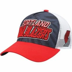 Alternative view of Outerstuff Youth Black/Red Portland Trail Blazers Santa Cruz Tie-Dye Snapback Hat