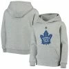 Outerstuff Youth Heathered Gray Toronto Maple Leafs Primary Logo Pullover Hoodie