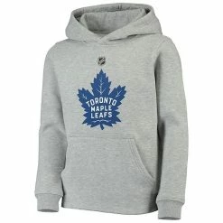 Outerstuff Youth Heathered Gray Toronto Maple Leafs Primary Logo Pullover Hoodie -Outerstuff shop unnamed file 7898