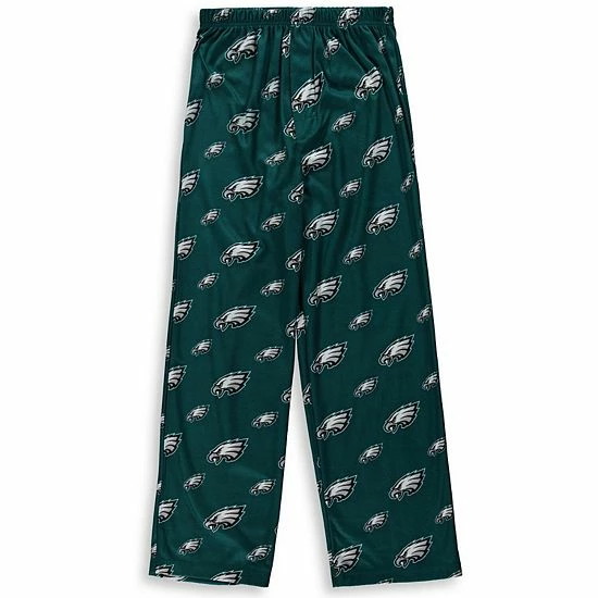 Outerstuff Philadelphia Eagles Youth All Over Print Lounge Pants - Midnight Green 3 Outerstuff Philadelphia Eagles Youth All Over Print Lounge Pants - Midnight Green