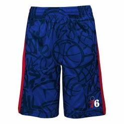 Outerstuff Youth Royal Philadelphia 76ers Scribble Dribble Baller Shorts 9 Outerstuff Youth Royal Philadelphia 76ers Scribble Dribble Baller Shorts -Outerstuff shop unnamed file 790