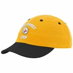 Alternative view of Outerstuff Infant's Gold Pittsburgh Steelers My First Pixel Slouch Flex Hat