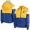 Outerstuff Youth Gold/Blue St. Louis Blues Goal Line Full-Zip Hoodie Windbreaker Jacket