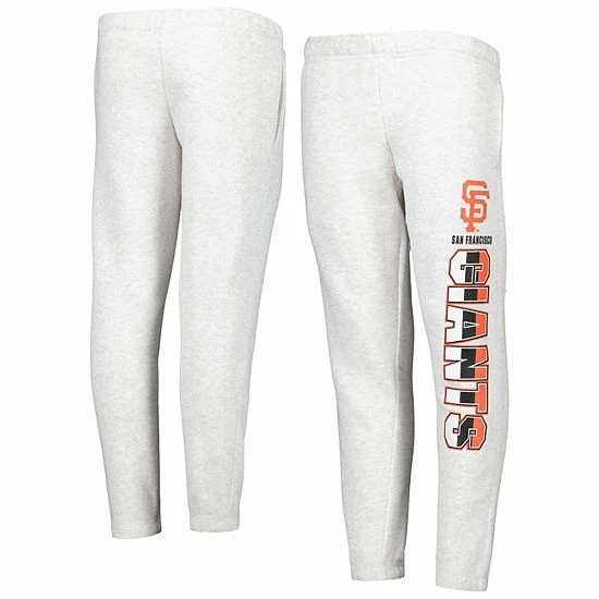 Outerstuff Youth Ash San Francisco Giants Game Time Fleece Pants 4 Outerstuff Youth Ash San Francisco Giants Game Time Fleece Pants - Image 2