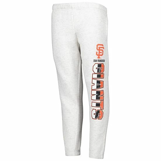 Outerstuff Youth Ash San Francisco Giants Game Time Fleece Pants 5 Outerstuff Youth Ash San Francisco Giants Game Time Fleece Pants - Image 3