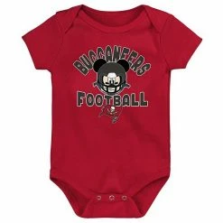 Outerstuff Newborn Red Tampa Bay Buccaneers Disney Lil Champ Bodysuit