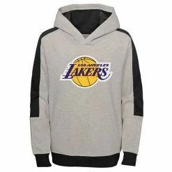 Outerstuff Youth Heathered Gray Los Angeles Lakers Lived In Pullover Hoodie