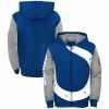 Outerstuff Youth Royal/Heathered Gray Indianapolis Colts Poster Board Full-Zip Hoodie