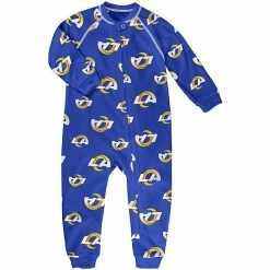Outerstuff Toddler Royal Los Angeles Rams Raglan Full-Zip Jumper