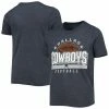 Outerstuff Girls Youth Heathered Navy Dallas Cowboys Playoff Tri-Blend T-Shirt