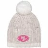 Outerstuff Youth Girls White San Francisco 49ers Nep Yarn Beanie -Outerstuff shop unnamed file 8090