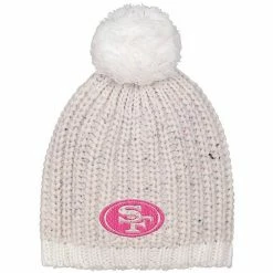 Outerstuff Youth Girls White San Francisco 49ers Nep Yarn Beanie