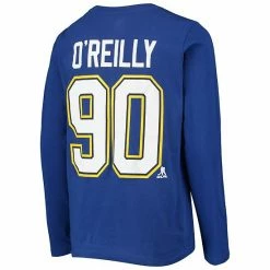 Outerstuff Youth Ryan O'Reilly Blue St. Louis Blues Authentic Stack Long Sleeve Name & Number T-Shirt -Outerstuff shop unnamed file 811