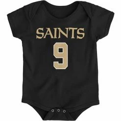 Outerstuff Infant Drew Brees Black New Orleans Saints Mainliner Name And Number Bodysuit -Outerstuff shop unnamed file 8123