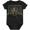 Outerstuff Newborn & Infant Black Vegas Golden Knights Net Logo Bodysuit