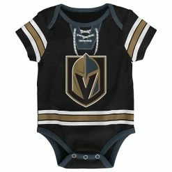 Outerstuff Infant Black Vegas Golden Knights Hockey Pro Bodysuit