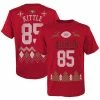 Outerstuff Youth George Kittle Scarlet San Francisco 49ers Holiday Name & Number T-Shirt