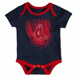 Outerstuff Infant Navy/Red/Cream Boston Red Sox Future #1 3-Pack Bodysuit Set -Outerstuff shop unnamed file 8198
