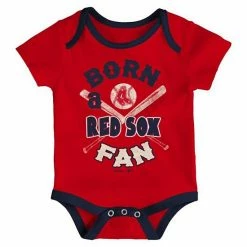 Outerstuff Infant Navy/Red/Cream Boston Red Sox Future #1 3-Pack Bodysuit Set -Outerstuff shop unnamed file 8199