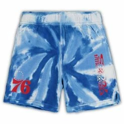 Outerstuff Toddler White/Royal Philadelphia 76ers Santa Monica Shorts