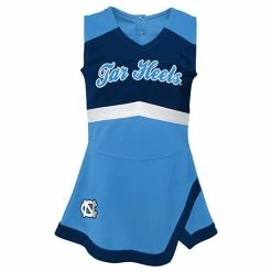 Outerstuff Girls Toddler Carolina Blue North Carolina Tar Heels Cheer Captain Jumper Dress & Bloomers Set
