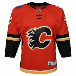 Outerstuff Youth Johnny Gaudreau Red Calgary Flames 2020/21 Alternate Premier Player Jersey -Outerstuff shop unnamed file 8281