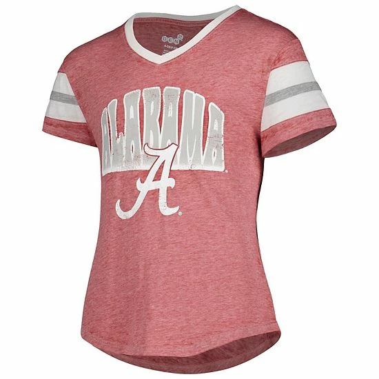 Outerstuff Youth Crimson Alabama Crimson Tide Catch The Wave V-Neck T-Shirt 5 Outerstuff Youth Crimson Alabama Crimson Tide Catch The Wave V-Neck T-Shirt - Image 3