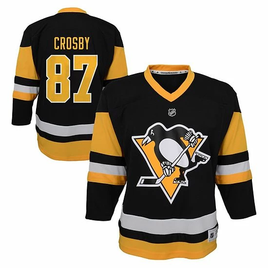 Outerstuff Toddler Sidney Crosby Black Pittsburgh Penguins Replica Player Jersey 3 Outerstuff Toddler Sidney Crosby Black Pittsburgh Penguins Replica Player Jersey