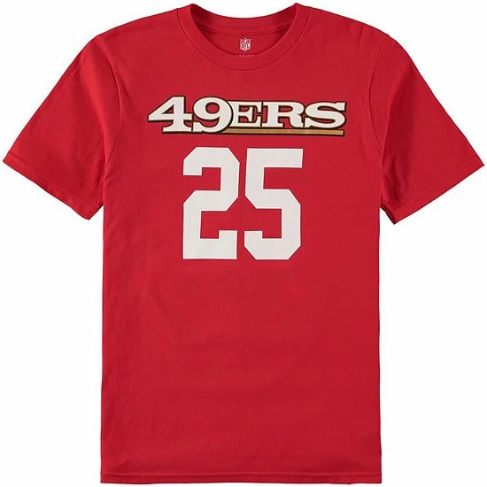 Outerstuff Youth Richard Sherman Scarlet San Francisco 49ers Mainliner Player Name & Number T-Shirt 5 Outerstuff Youth Richard Sherman Scarlet San Francisco 49ers Mainliner Player Name & Number T-Shirt - Image 3