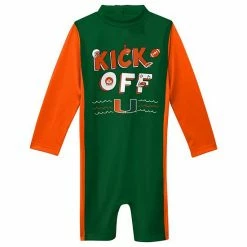 Outerstuff Toddler Green/Orange Miami Hurricanes Wave Runner Wetsuit