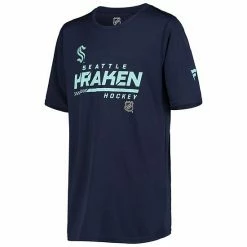 Outerstuff Girls Youth Deep Sea Blue Seattle Kraken Chenille Script T-Shirt -Outerstuff shop unnamed file 8405