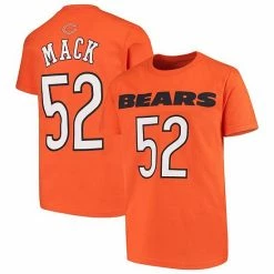 Outerstuff Youth Khalil Mack Orange Chicago Bears Mainliner Player Name & Number T-Shirt -Outerstuff shop unnamed file 8420