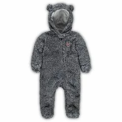 Outerstuff Newborn & Infant Black Wisconsin Badgers Game Nap Teddy Fleece Bunting Sleeper 2.0 -Outerstuff shop unnamed file 8442