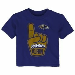 Outerstuff Infant Purple Baltimore Ravens Hand-Off T-Shirt