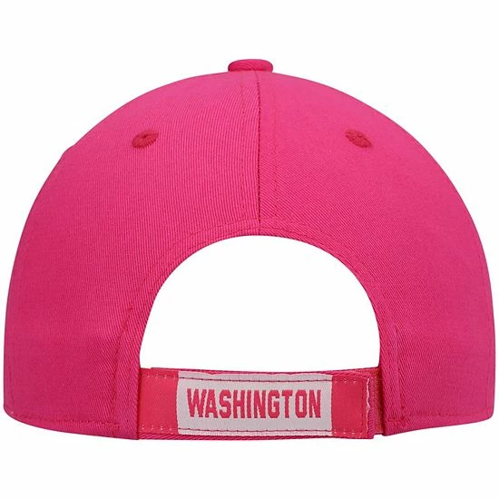 Outerstuff Girls Youth Pink Washington Football Team Structured Adjustable Hat 7 Outerstuff Girls Youth Pink Washington Football Team Structured Adjustable Hat - Image 5