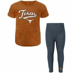 Outerstuff Girls Preschool Texas Orange Texas Longhorns Stadium T-Shirt & Leggings Set