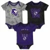 Outerstuff Newborn & Infant Black/Purple/Heathered Gray Sacramento Kings 3-Piece Trifecta Bodysuit Set 2 Outerstuff Newborn & Infant Black/Purple/Heathered Gray Sacramento Kings 3-Piece Trifecta Bodysuit Set -Outerstuff shop unnamed file 8528