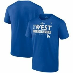 Outerstuff Youth Royal Los Angeles Dodgers 2022 NL West Division Champions Locker Room T-Shirt