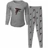 Outerstuff Preschool Gray Atlanta Falcons Long Sleeve T-Shirt & Pants Sleep Set -Outerstuff shop unnamed file 8568