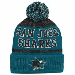 Outerstuff Youth Teal San Jose Sharks Puck Pattern Cuffed Knit Hat With Pom 6 Outerstuff Youth Teal San Jose Sharks Puck Pattern Cuffed Knit Hat With Pom -Outerstuff shop unnamed file 8612