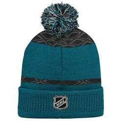 Outerstuff Youth Teal San Jose Sharks Puck Pattern Cuffed Knit Hat With Pom 7 Outerstuff Youth Teal San Jose Sharks Puck Pattern Cuffed Knit Hat With Pom -Outerstuff shop unnamed file 8613