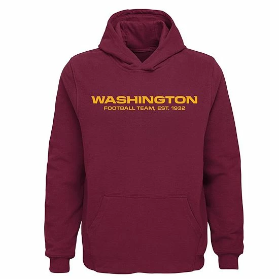 Outerstuff Youth Burgundy Washington Football Team Team Logo Pullover Hoodie 3 Outerstuff Youth Burgundy Washington Football Team Team Logo Pullover Hoodie